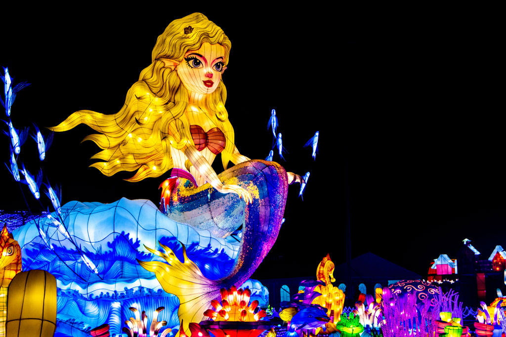Mermaid Lantern at Magic Winter Lights, La Marque, TX