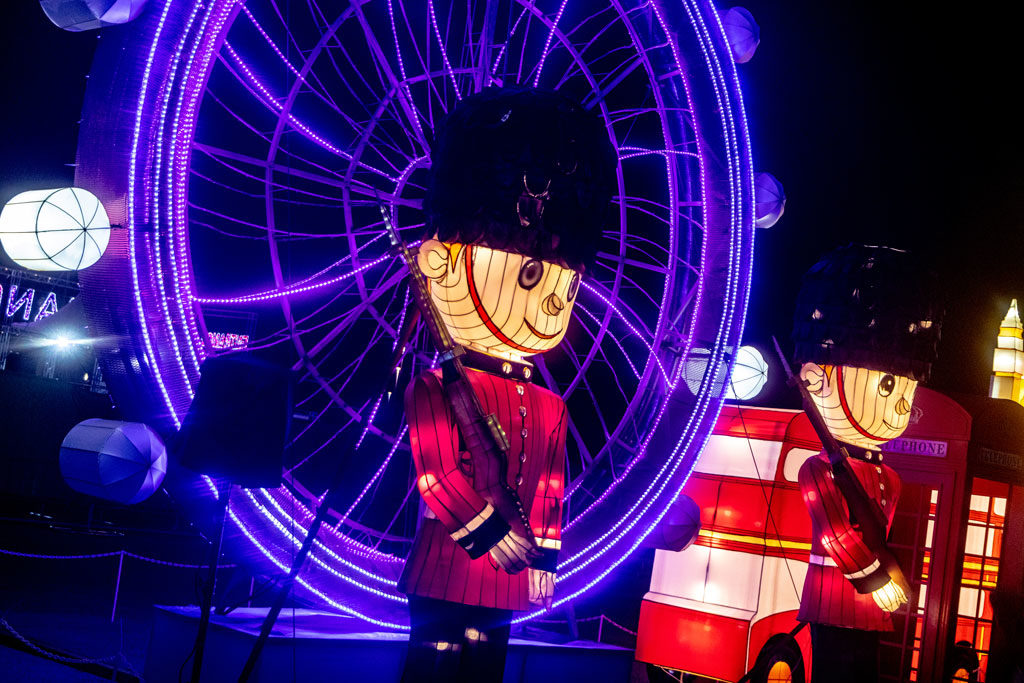 Queen's Guard Lanters at Magic Winter Lights, La Marque, TX