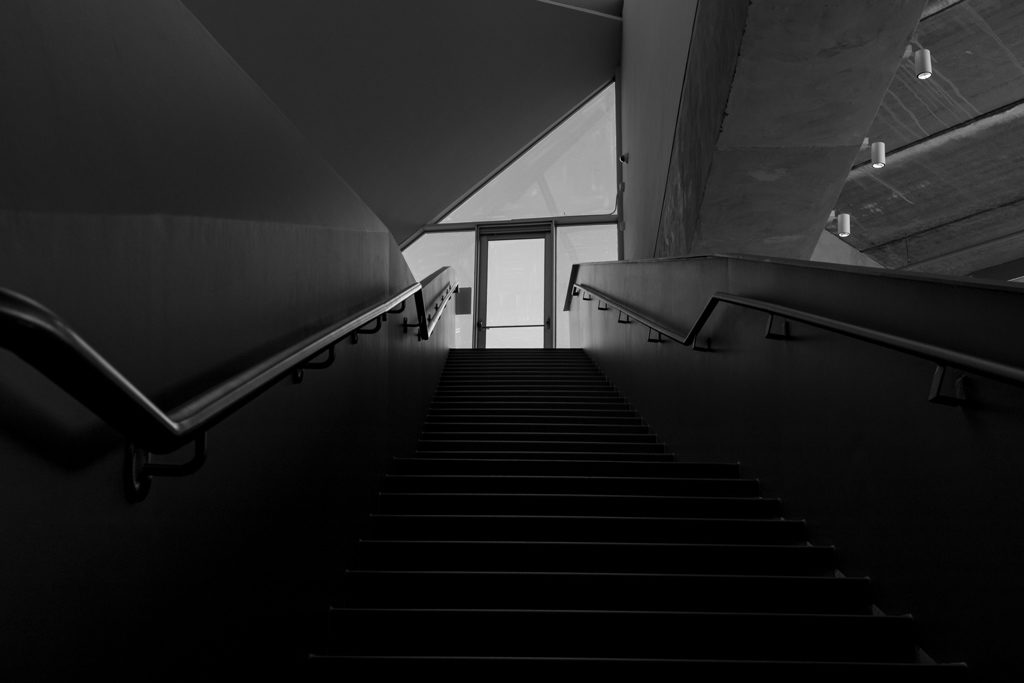 Stairway at the Glassell School of Art, Houston, TX