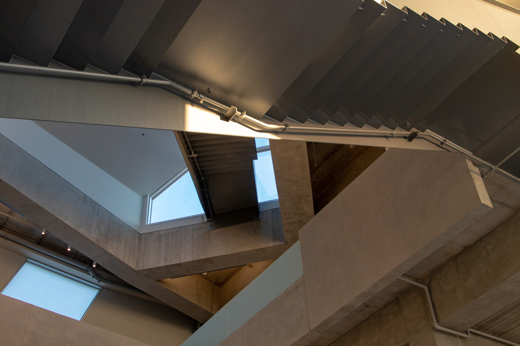 Glassell School of Art stairway design, Houston, TX